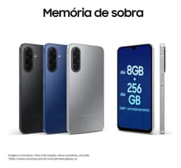 Celular Samsung Galaxy A17 Com Ia, 128gb, 4gb Ram, Câm De 50mp, Tela De 6.7 , Nfc, Ip54 - Cinza