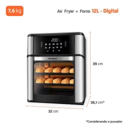 Air Fryer Forno Mondial 12 Litros AFO